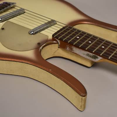 c. 1958 Danelectro Longhorn Baritone Copper Burst w/HSC image 9