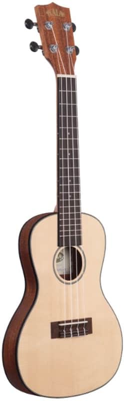 Kala Solid Spruce Top Mahogany Travel Thin Bodied Concert Ukulele Bild 1