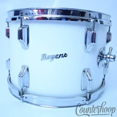Rogers Londoner Drum Set 22x14,12x8,13x9,16x16 Bass/Toms/Floor New England White image 10