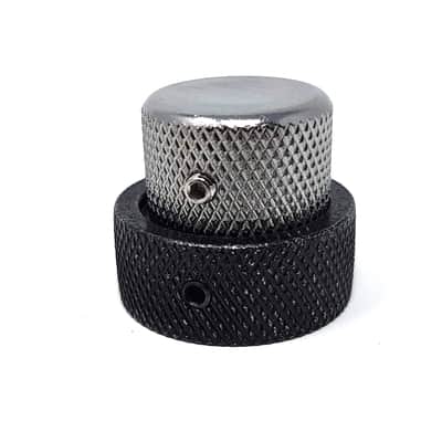 Brio Concentric Stacked Knobs for Jazz Bass Gold Nickel Black image 1