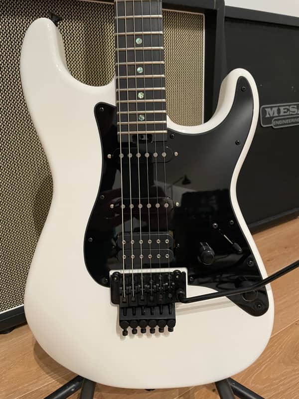 Jackson USA Select Series Adrian Smith Signature San Dimas Dinky DK with Ebony Fretboard 2023 - Snow White image 1
