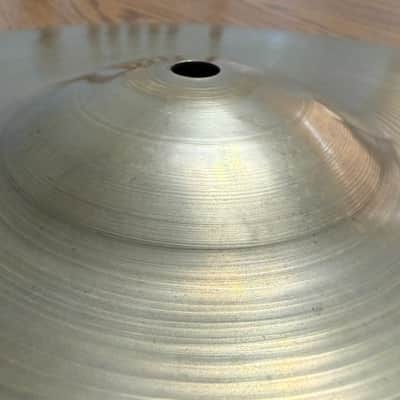 Vintage Late 40’s Zildjian Trans Stamp 17” Crash Ride 1230 grams image 5