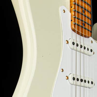 Fender Custom Shop Limited Edition '54 Stratocaster Journeyman Relic/Closet Classic Hardware - Aged India Ivory #0082 image 10