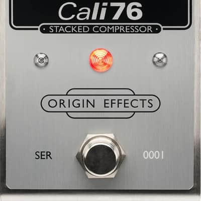 Origin Effects Cali76 Stacked Compressor V2 Effects Pedal, Silver image 1