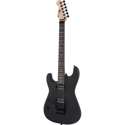 Charvel Pro-Mod San Dimas Style 1 HH FR Sassafras Left-handed Electric Guitar - Satin Black (B-Stock) image 3