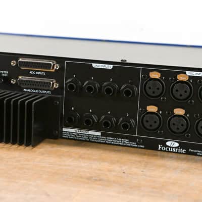 Focusrite ISA828 8-Channel Microphone Preamp w/ Optional Digital Card CG012FD image 9