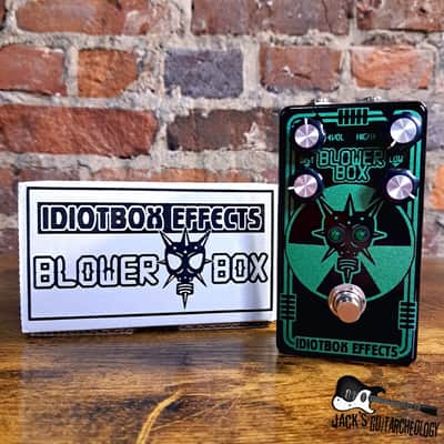 IdiotBox Effects Blower Box Bass Distortion *NEW* (2020s - Black/Green Sparkle) image 1