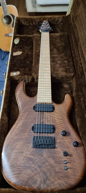 Carvin DC727 Figured Claro Walnut image 1