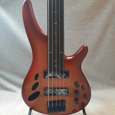 Ibanez SRD905F-BTL Bass Workshop Fretless Soundgear - Brown Topaz Burst Low Gloss image 1