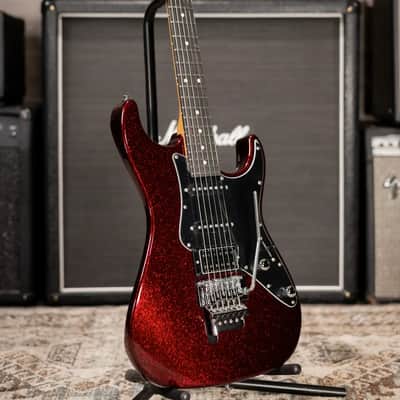Suhr Pete Thorn Custom HSS Electric Guitar - Red Sparkle image 10