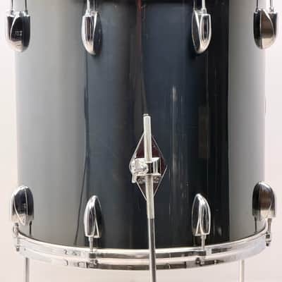 Gretsch 22/12/13/16" 70's Stop Sign Badge Drum Set - Black Mirror Chrome image 14