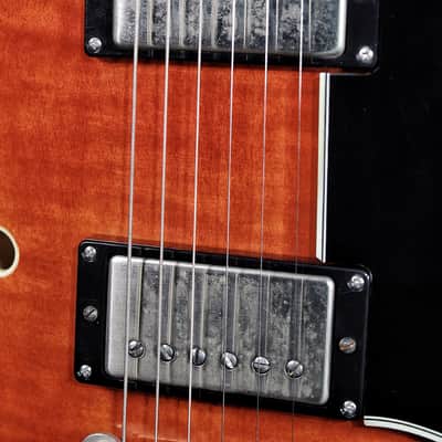 Eastman T59/TV-AMB Amber Semi-Hollowbody Electric Guitar image 9