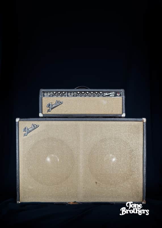 1-Owner, All Original! 1965 Fender Showman (with rare 2x15 JBL Cab!) image 1