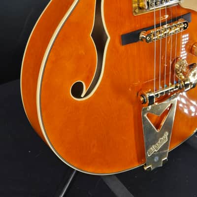 Gretsch Synchromatic™ Nashville™ Hollow Body Single-Cut with Bigsby®, Ebony Fingerboard, 50's Orange Stain image 3