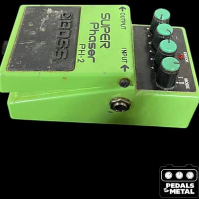 Boss PH-2 Super Phaser (Silver or Black Label) 1988 - 2000 - Green - X17885 image 5