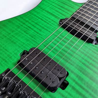 Solar Guitars SB1.6HFG - Flame Green matte image 5