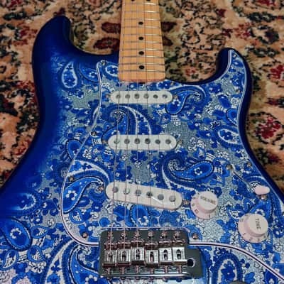 *NEW IN BOX* 2025 Fender Japan Limited Edition Indigo Paisley Stratocaster, Fender Flagship Tokyo Store Exclusive Color, MIJ JD25 image 13