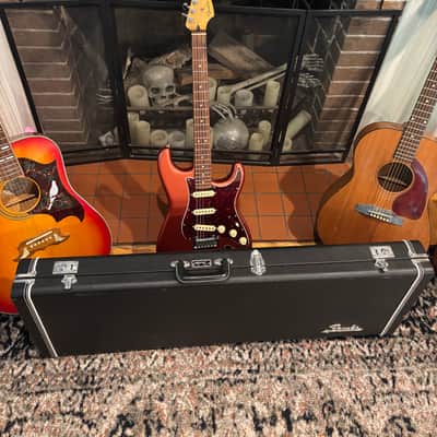 2021 Fender Player Plus Stratocaster – Aged Candy Apple Red – Fender Hardshell Case image 8