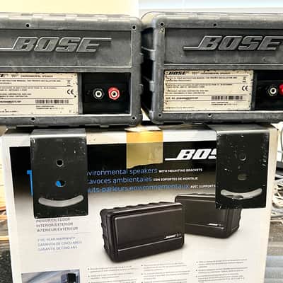 Bose 151 Indoor Outdoor Speakers w/ Mounting Brackets, Original Box & Instructions, Black image 6