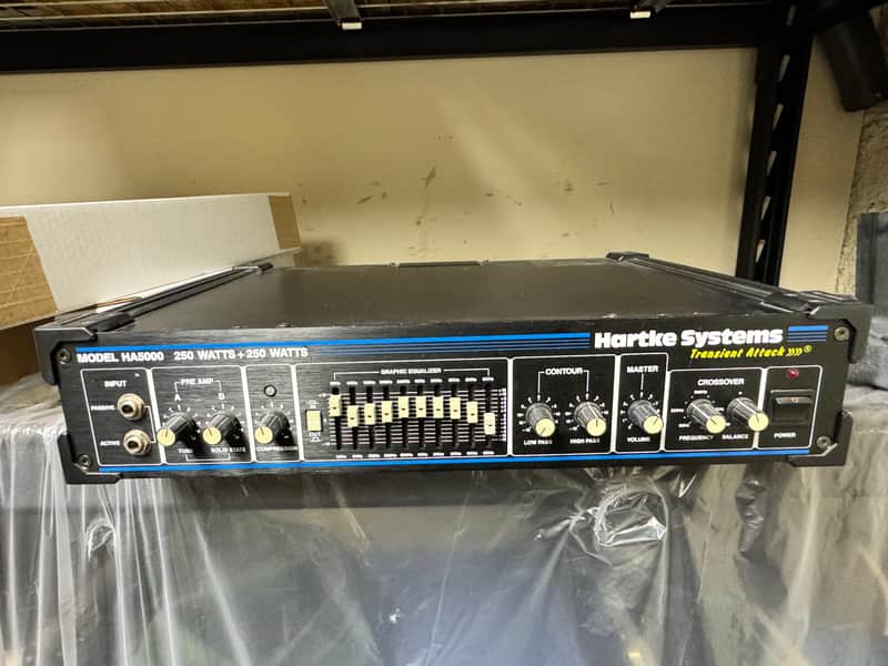 Hartke HA3500 350-Watt Bass Amp Head Black HA 3500 image 1