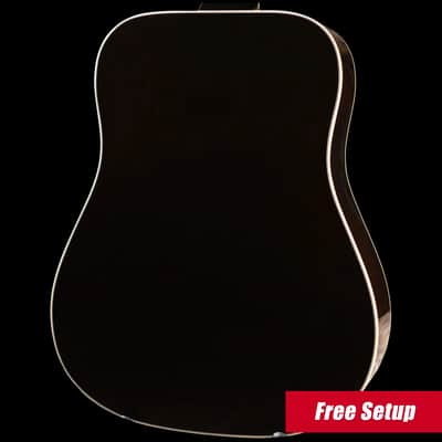 Gibson Hummingbird Standard Left-Handed Acoustic/Electric Guitar - Vintage Sunburst with Hardshell Case image 2