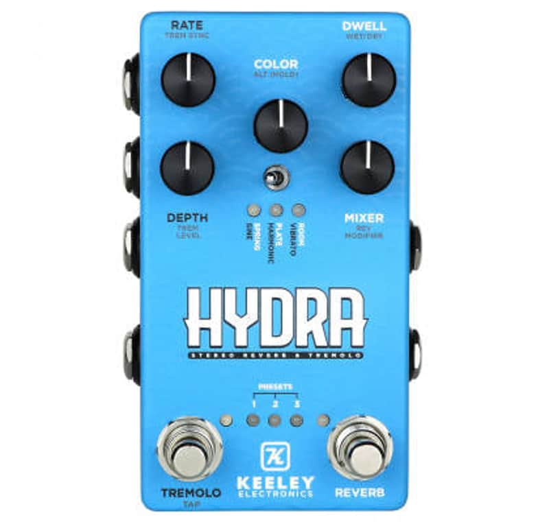 Keeley Hydra Stereo Reverb/Tremolo Pedal image 1