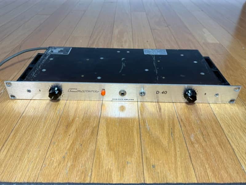 Crown D-40 Dual Channel, Solid State Stereo Power Amplifier, Very Good Condition image 1