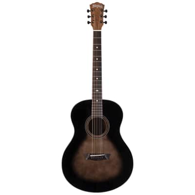 Washburn Bella Tono Novo S9 Studio Acoustic Guitar - Gloss Charcoal Burst image 2