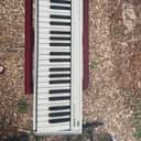 Korg K49 49-Key USB MIDI Studio Controller 2000s - White with Silver Trim