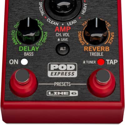 Line 6 POD Express Guitar - Red / Black image 2