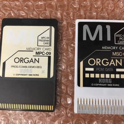 Korg M1 Organ Expansion Card Set – MSC-09 PCM + MPC-09 Program Cards