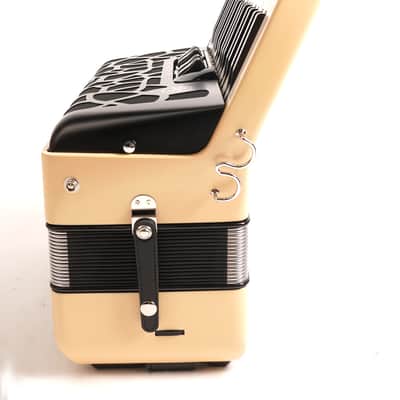 Hohner BRAVO MyColor III 72 Chromatic Piano Key Accordion (Sunrise Light Orange) image 5