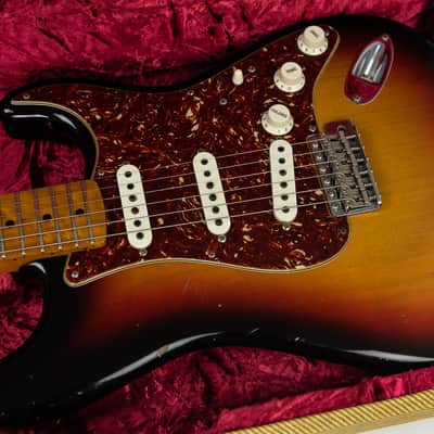 Fender Custom Shop Vintage Custom 56 Strat 3TSB Relic - 3 Tone Sunburst image 7