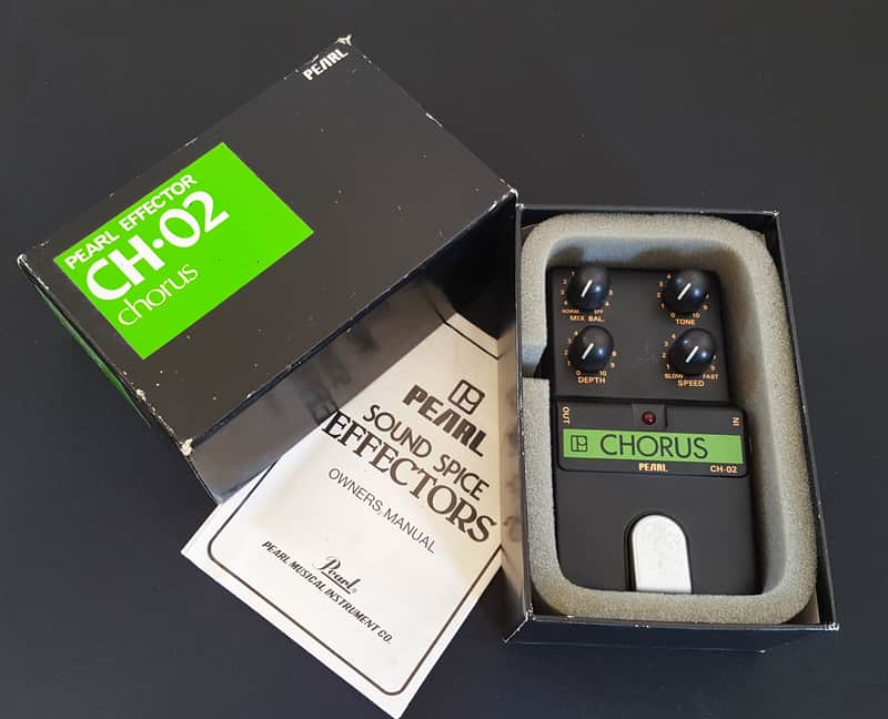 Pearl CH-02 Chorus Vintage 1980s MIJ - Black image 1