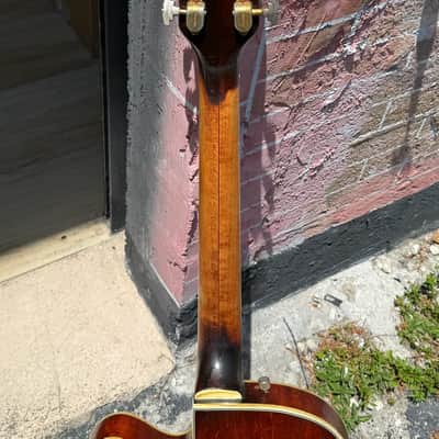 Gretsch 6122 Country Gent 1960 - very early production beautiful Flamey Maple & the coolest factory F-Hole Inserts. image 10