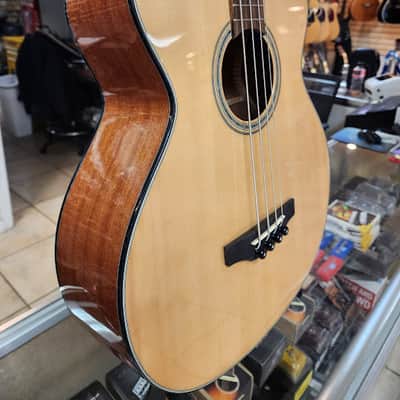 Takamine GB30CE NAT G Series Jumbo Cutaway Acoustic/Electric Bass 2010s - Natural Gloss image 4