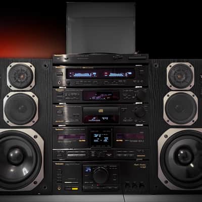 Technics SU-X920D (1991) Black 🌈RaRe🌈 Vintage Stereo Components System image 2