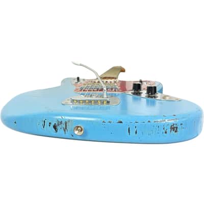Fender Japan 66 Reissue Jaguar 1997-2000 - Blue Repaint image 7