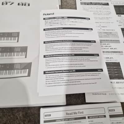 Roland FA-08 - Workstation Keyboard - Black - Excellent w/ Manuals, Power Supply & Soft Case image 13