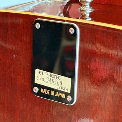 Epiphone FT-160 Texan 12-String Acoustic Guitar, Made in Japan, 2-Color Sunburst image 6