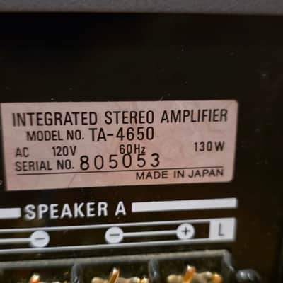 Legendary Sony TA-4650 V-FET Amplifier (Tube-like Sound) - Amazing Condition! image 11