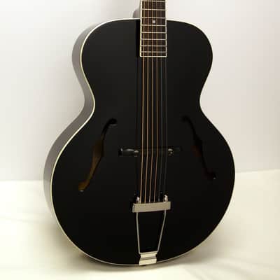 The Loar LH-300-BK Archtop Acoustic Guitar - Black image 2