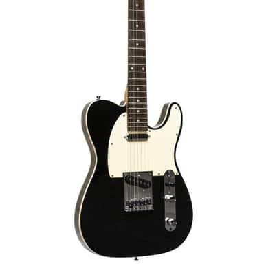 Stagg SET-STD BLK T Series Solid Paulownia Body Maple Neck 6-String Electric Guitar image 1