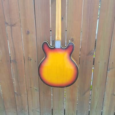 1960's Japan Made Aria 5102T Hollowbody Electric Guitar Great Player & Sound With Pro Set-up image 5