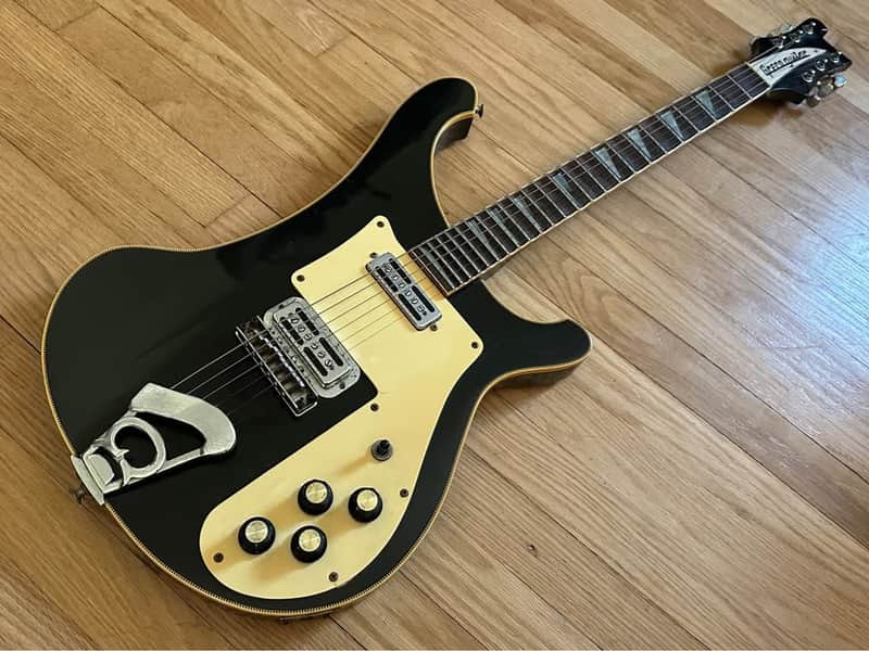 Greco RG550 Black Lawsuit Rickenbacker 480 Copy 1977 Matsumoku