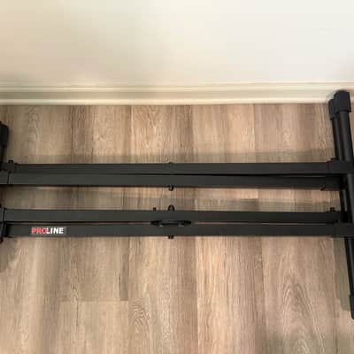 ProLine PL4KD Double Braced Keyboard Stand In Mint Condition Brand New From Guitar Center Never Used Great Keyboard Stand image 5