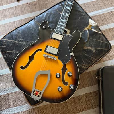 Hagstrom VIK-TSB Viking Semi-Hollow 2010s - Tobacco Sunburst image 1