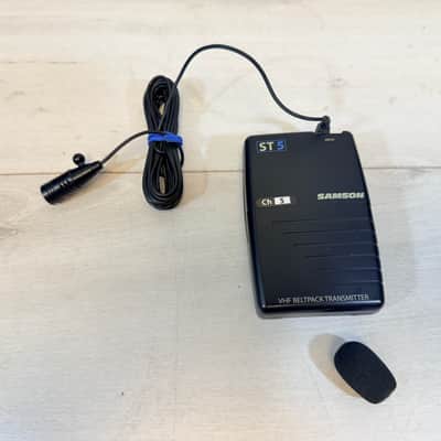 Samson Stage 55 Wireless System ST5 Bodypack SR55 Receiver w/ Case & Mic image 5