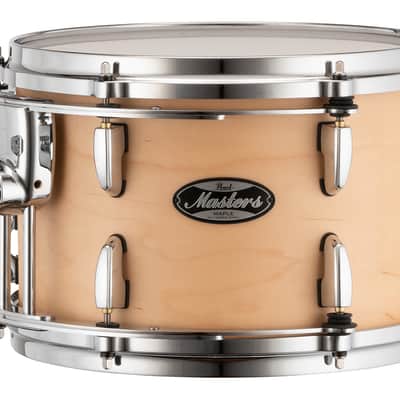 Pearl Masters Maple 12x8" Matte Natural Maple Premium Lacquer #111 Rack Tom Tom Drum w/Standard Mount | WorldShip | NEW | Authorized Dealer image 1