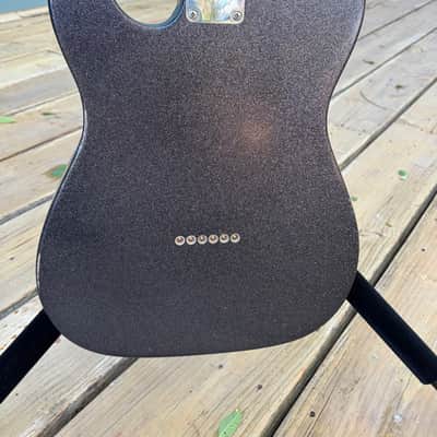 5.88 lbs Fender Brad Paisley Road Worn Telecaster w/ Lollar Imperial Low-Wind Humbucker Upgraded Modifed SH 2025 - Present Black Sparkle Nitro image 5